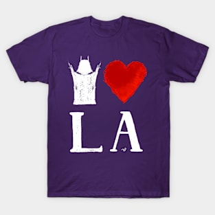 I Heart LA (remix) by Tai's Tees T-Shirt